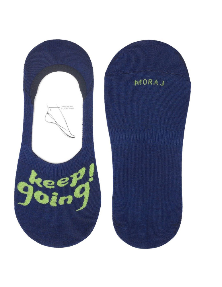 Niskie stopki - Skarpetki stopki niskie damskie z napisami 3-pak WIELOKOLOROWY  - produkt moraj.pl 4