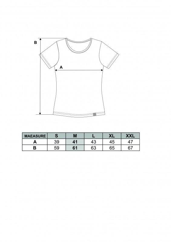 Bawełniany podkoszulek damski z krótkim rękawem biały Bawełniany podkoszulek damski z krótkim rękawem biały