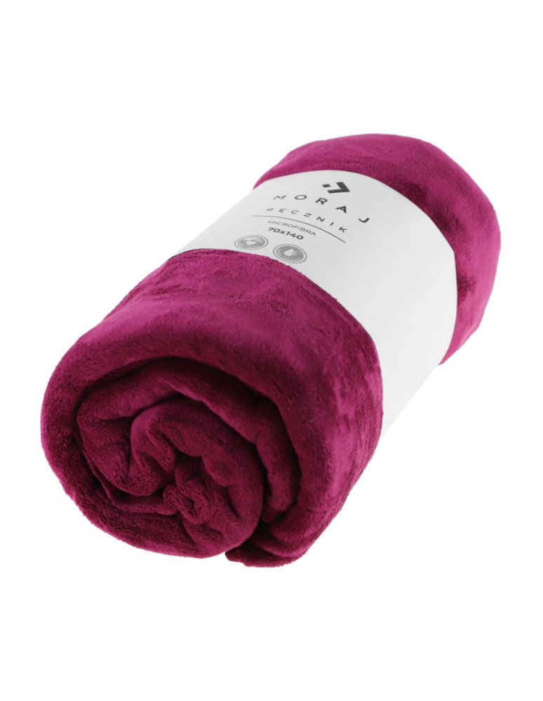 Mikrofibra - Mały ręcznik z mikrofibry 50x100 cm BORDOWY - produkt moraj.pl 1