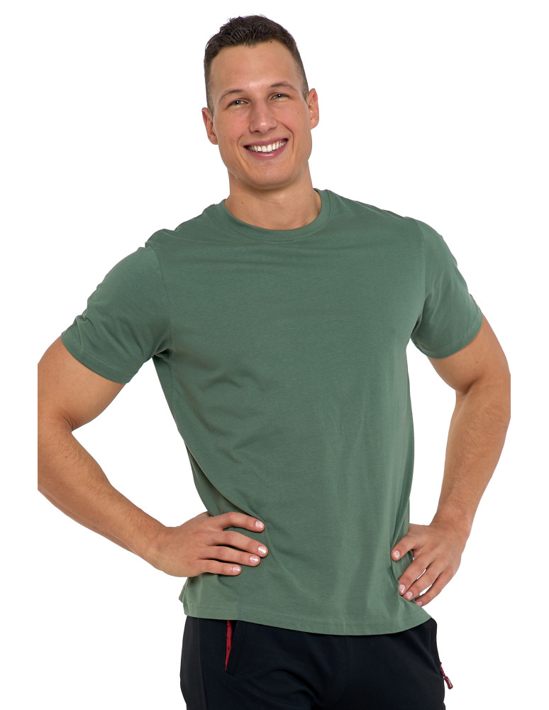 Koszulka męska bawełniana T-shirt KHAKI