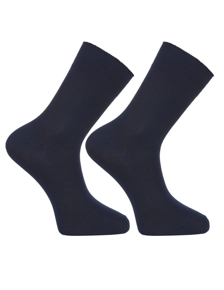 Skarpety męskie długie 100% bawełna GRANATOWY