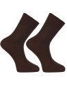 Skarpety męskie długie 100% bawełna BRĄZOWY