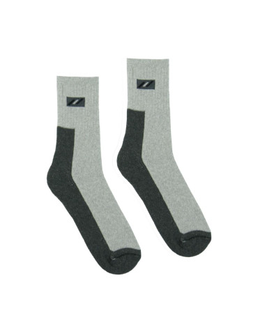 Skarpetki długie - Skarpety męskie długie frotte SZARY - produkt 1