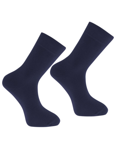 Skarpety męskie garniturowe długie z jonami srebra