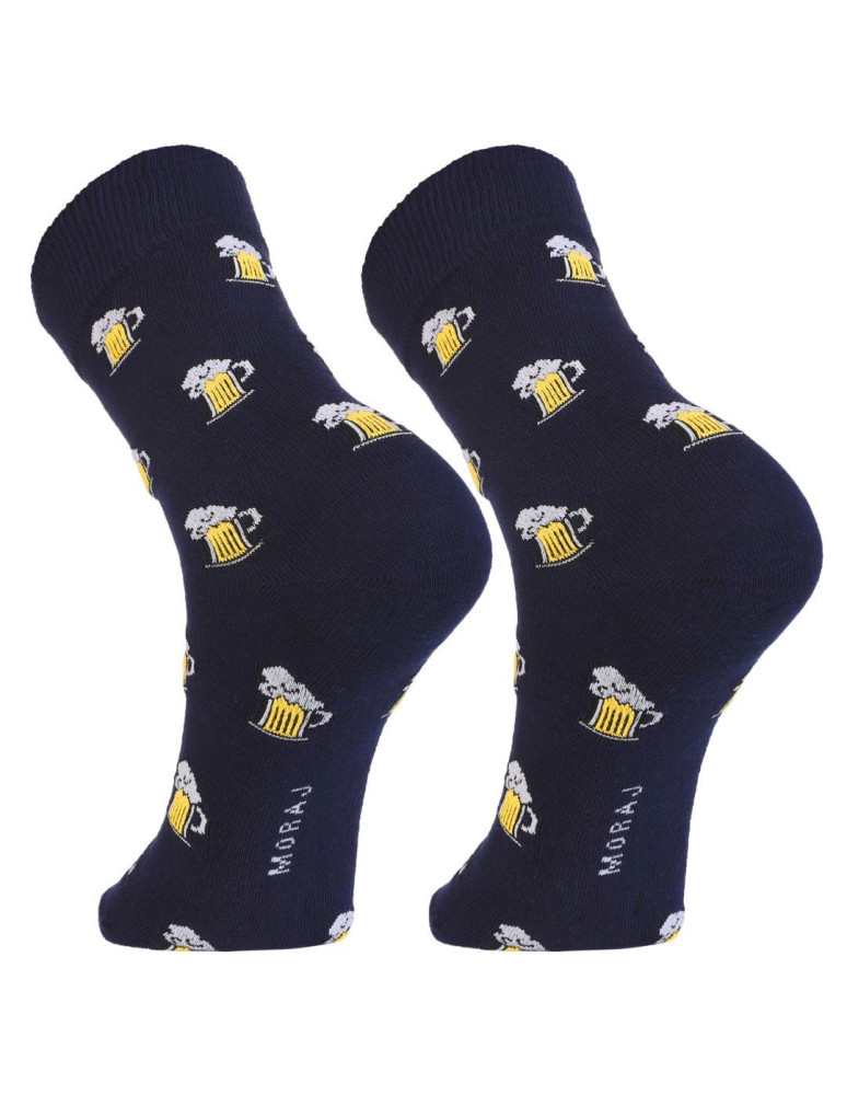 Skarpetki długie - Skarpety męskie długie kufle piwa 3-pak WIELOKOLOROWY  - produkt moraj.pl 8