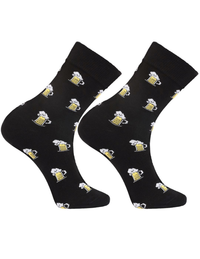 Skarpetki długie - Skarpety męskie długie kufle piwa 3-pak WIELOKOLOROWY  - produkt moraj.pl 9