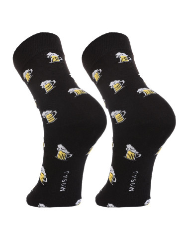 Skarpetki długie - Skarpety męskie długie kufle piwa 3-pak WIELOKOLOROWY - produkt 10