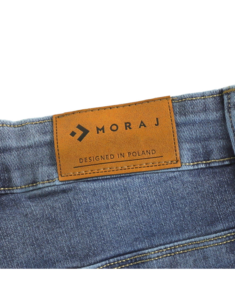 Spodnie damskie - Jeansy spodnie damskie skinny z wysokim stanem JEANS - produkt moraj.pl 1