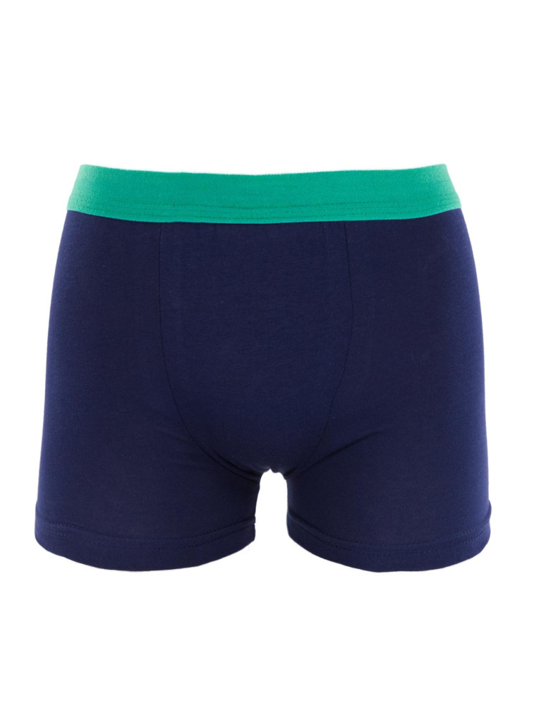 Bokserki - Bokserki bawełniane chłopięce gładkie 3-pak GRANATOWY - produkt moraj.pl 3