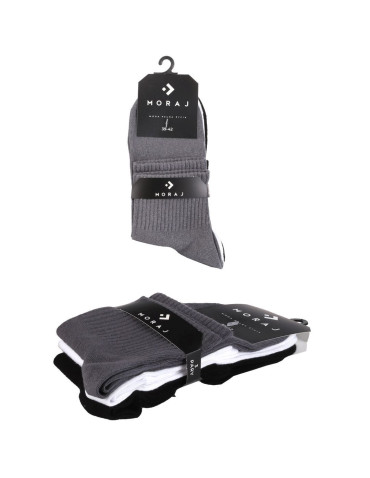 Męskie skarpety za kostkę bawełniane szeroki ściągacz 3-pak - produkt 2