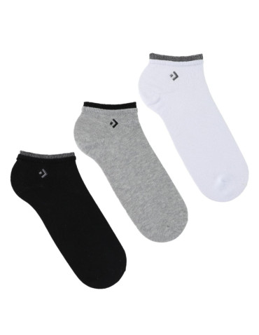 Skarpetki męskie stopki bawełniane z haftem 3-pak