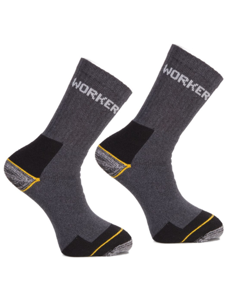 Skarpetki długie - Skarpety robocze długie worker 3-pak WIELOKOLOROWY - produkt moraj.pl 3