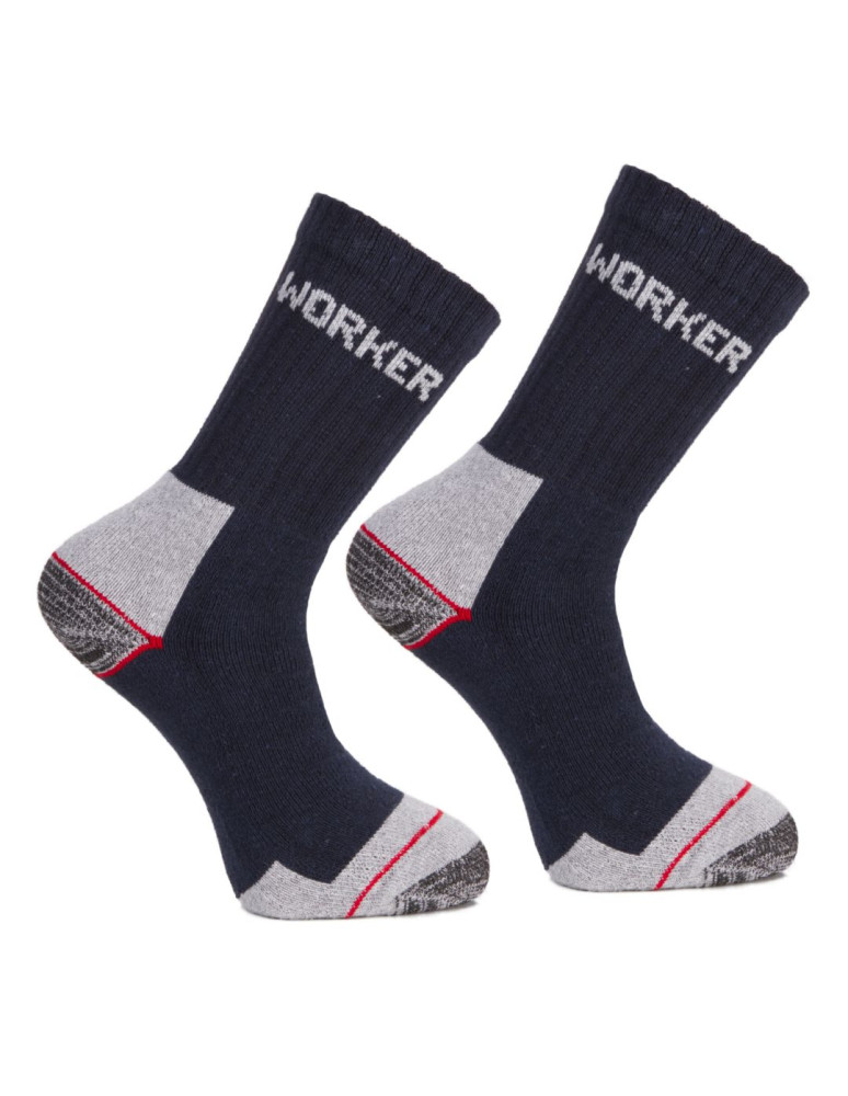 Skarpetki długie - Skarpety robocze długie worker 3-pak WIELOKOLOROWY - produkt moraj.pl 4