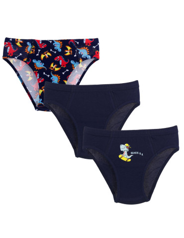 Slipy chłopięce bawełna z elastanem dinozaury