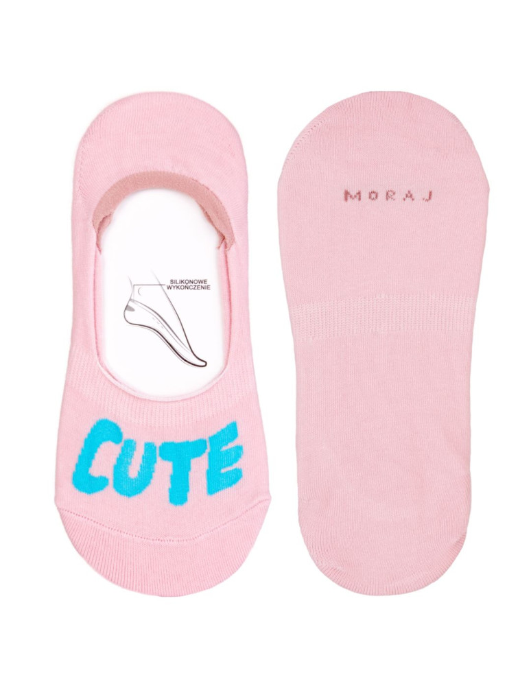 Niskie stopki - Skarpetki niskie stopki bawełniane z napisami 3-pak WIELOKOLOROWY  - produkt moraj.pl 2