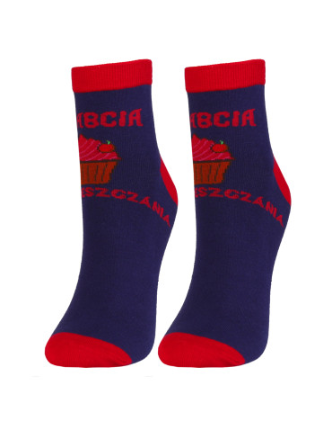 Skarpetki za kostkę - Zestaw skarpetek prezent na Dzień Babci w pudełku 2-pak WIELOKOLOROWY - produkt 4