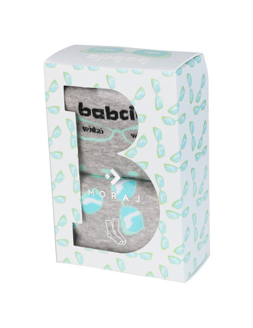 Skarpetki za kostkę - Zestaw skarpetek damskich prezent na dzień babci 2-pak WIELOKOLOROWY - produkt 7