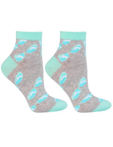 Skarpetki za kostkę - Zestaw skarpetek damskich prezent na dzień babci 2-pak WIELOKOLOROWY - produkt 3