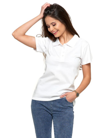 Polo - Koszulka polo damska Premium Line BIAŁY - produkt 3