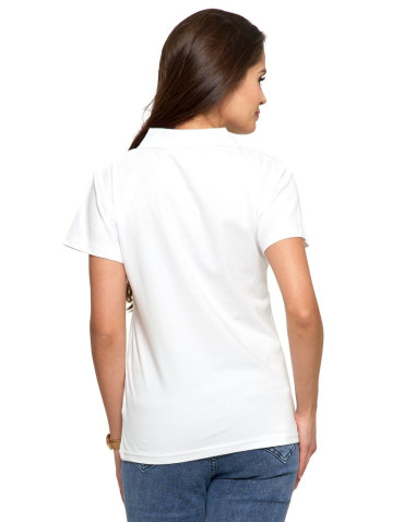 Polo - Koszulka polo damska Premium Line BIAŁY - produkt 4