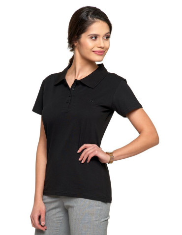 Polo - Koszulka polo damska Premium Line CZARNY - produkt 2