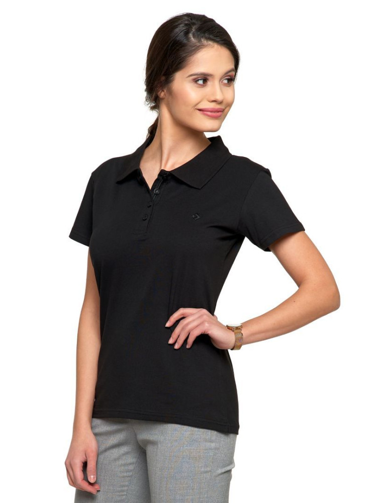 Polo - Koszulka polo damska Premium Line CZARNY - produkt moraj.pl 2