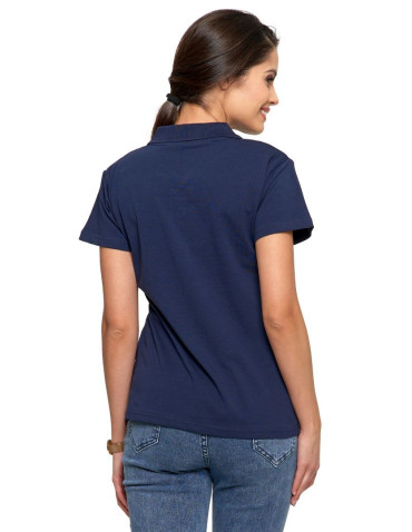 Polo - Koszulka polo damska Premium Line GRANATOWY - produkt 3