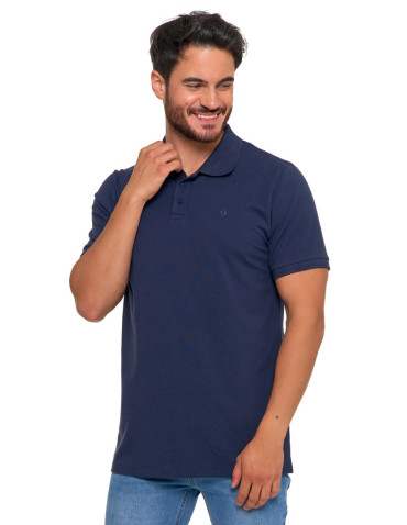 Polo - Koszulka polo męska z bawełny czesanej Premium Line GRANATOWY - produkt 2