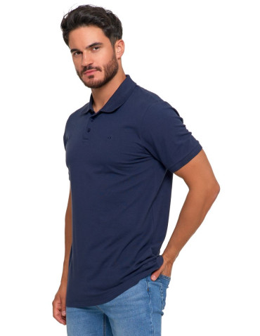 Polo - Koszulka polo męska z bawełny czesanej Premium Line GRANATOWY - produkt 3