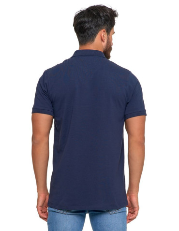 Polo - Koszulka polo męska z bawełny czesanej Premium Line GRANATOWY - produkt 4