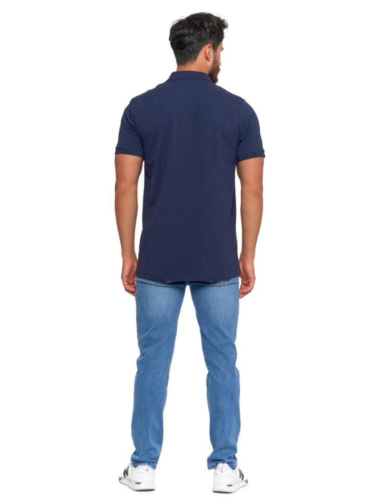 Polo - Koszulka polo męska z bawełny czesanej Premium Line GRANATOWY  - produkt moraj.pl 8