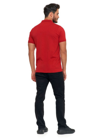 Polo - Koszulka polo męska z bawełny czesanej Premium Line BORDOWY - produkt 10