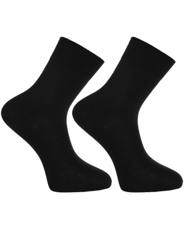 Skarpetki długie - Skarpety długie męskie bawełniane 5-pak CZARNY - produkt 5