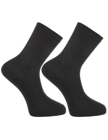 Skarpetki długie - Skarpety męskie długie bawełniane bezuciskowe 5-pak CZARNY - produkt 3