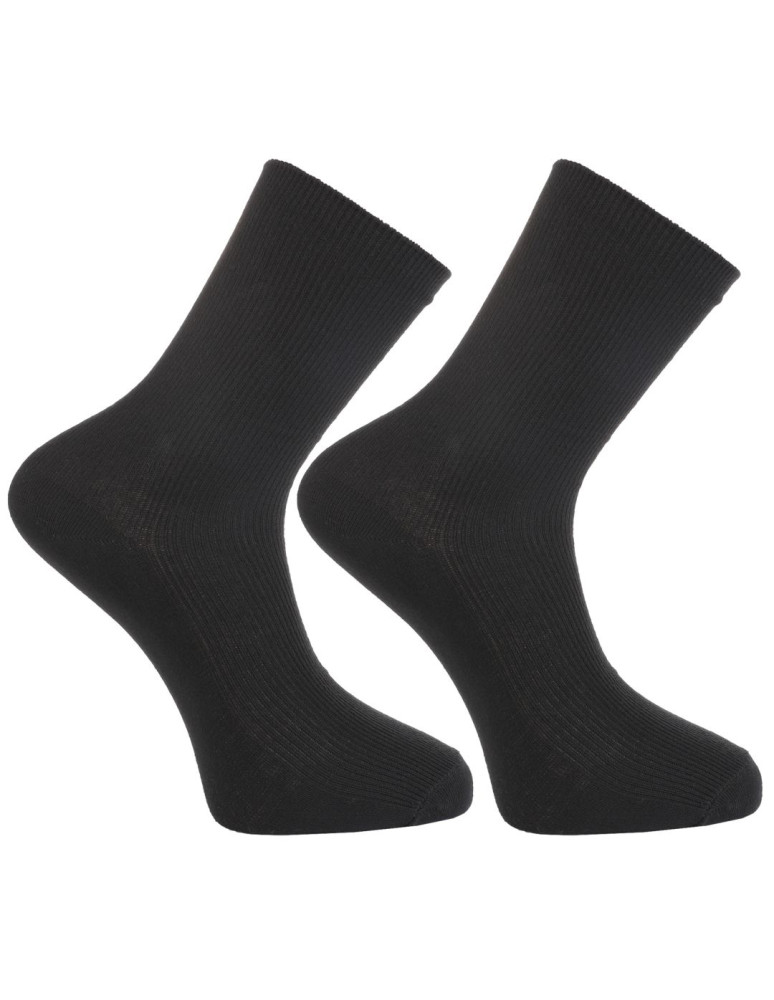 Skarpetki długie - Skarpety męskie długie bawełniane bezuciskowe 5-pak CZARNY  - produkt moraj.pl 3