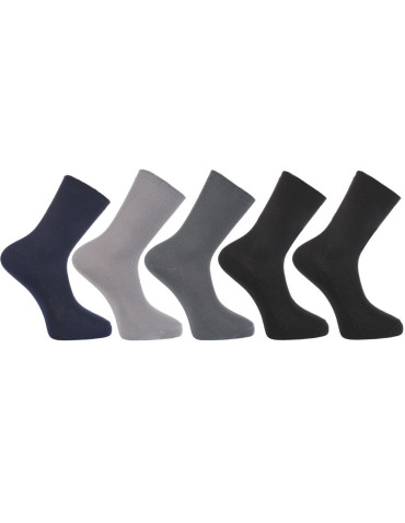 Skarpety męskie długie bawełniane bezuciskowe 5-pak