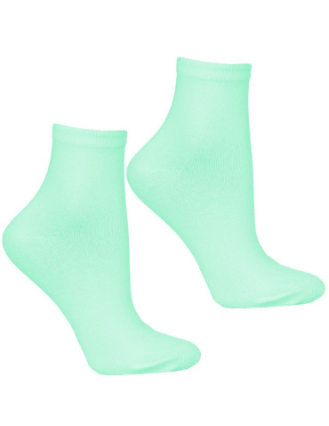 Skarpetki za kostkę - Skarpetki krótkie 3/4 damskie bawełniane pastelowe 4-pak WIELOKOLOROWY - produkt 4