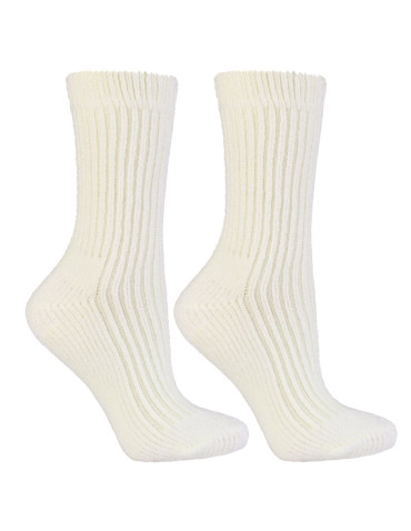 Skarpetki długie - Ciepłe skarpetki damskie szenilowe długie 2-pak WZÓR 3 - produkt 3