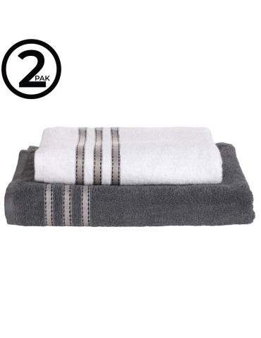 Komplet ręczników kąpielowych bawełnianych 100% 2-pak  - produkt 2