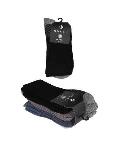 Skarpety męskie długie ciepłe Frotte szeroki ściągacz 3-pak - produkt 2