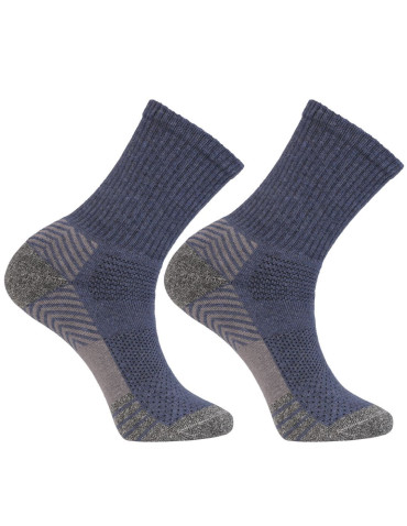 Skarpetki długie - Skarpety męskie długie ciepłe Frotte szeroki ściągacz 3-pak WIELOKOLOROWY - produkt 4