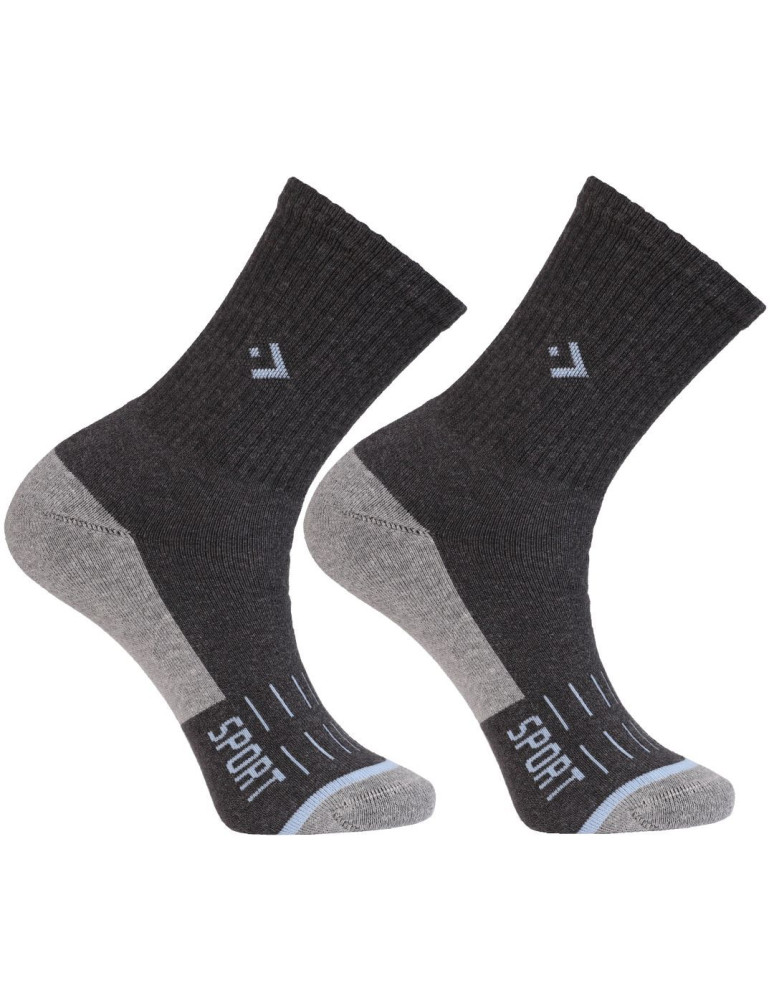 Skarpetki długie - Męskie długie ciepłe skarpety Frotte szeroki ściągacz 3-pak WIELOKOLOROWY - produkt moraj.pl 4