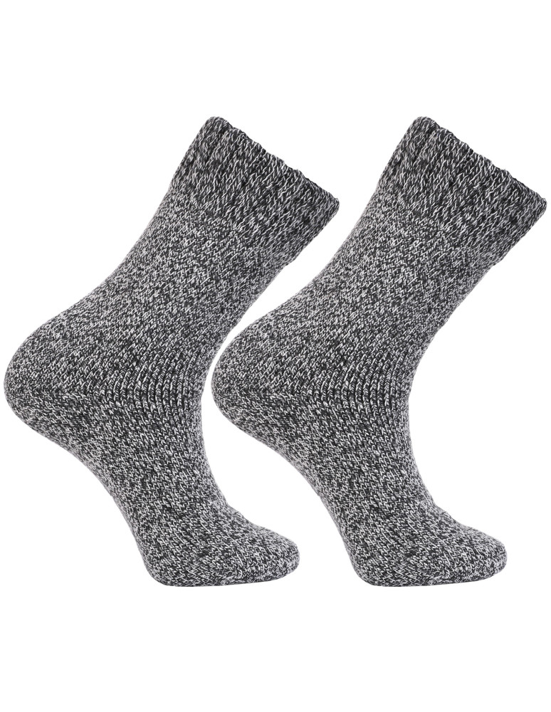 Skarpetki długie - Ciepłe skarpety męskie z wełną grube termiczne JASNY SZARY - produkt moraj.pl 1