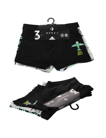 Majtki bokserki chłopięce bawełniane różne wzory 3-pak - produkt 2