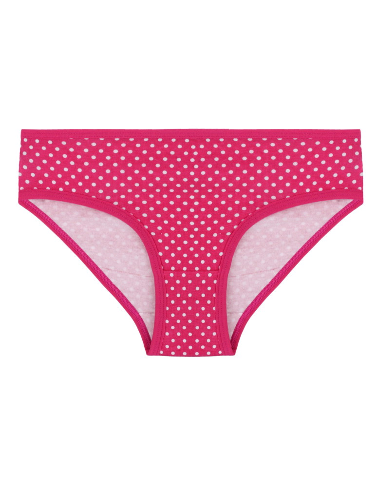 Figi - Majtki figi dla dziewczynki bawełniane kropki i paski 4-pak WIELOKOLOROWY - produkt moraj.pl 5