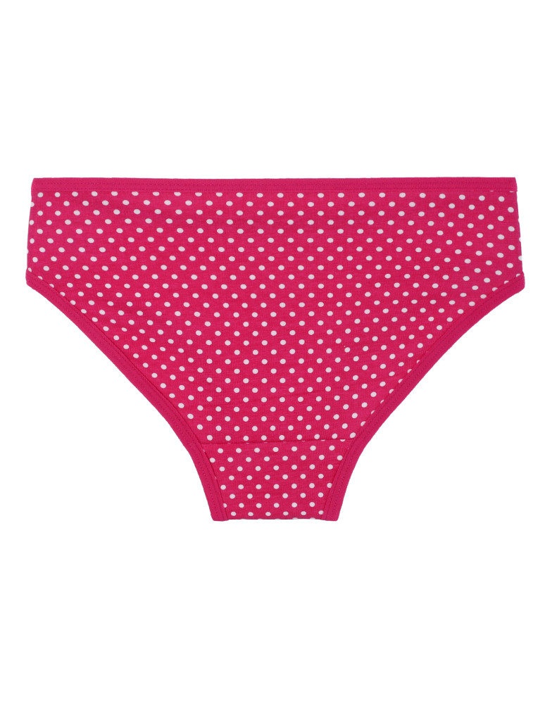 Figi - Majtki figi dla dziewczynki bawełniane kropki i paski 4-pak WIELOKOLOROWY - produkt moraj.pl 6