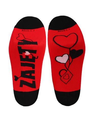 Skarpetki stopki męskie nie do pary na walentynki