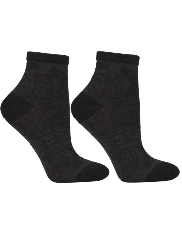 Skarpetki za kostkę - Skarpetki damskie krótkie w ażurowy wzór 3-pak WIELOKOLOROWY - produkt 4