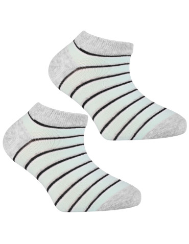 Stopki - Stopki skarpetki bawełniane dziewczęce mix wzorów 5-pak WIELOKOLOROWY - produkt 5