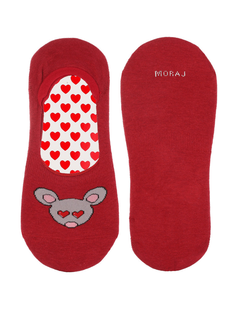 Niskie stopki - Skarpetki damskie niskie stopki w zakochane myszki 6-pak WIELOKOLOROWY  - produkt moraj.pl 2